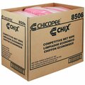 Chicopee 8506 Chix Competitive 11 1/2'' x 24'' Pink Foodservice Wet Wiper - 900/Case, 900PK 2488506